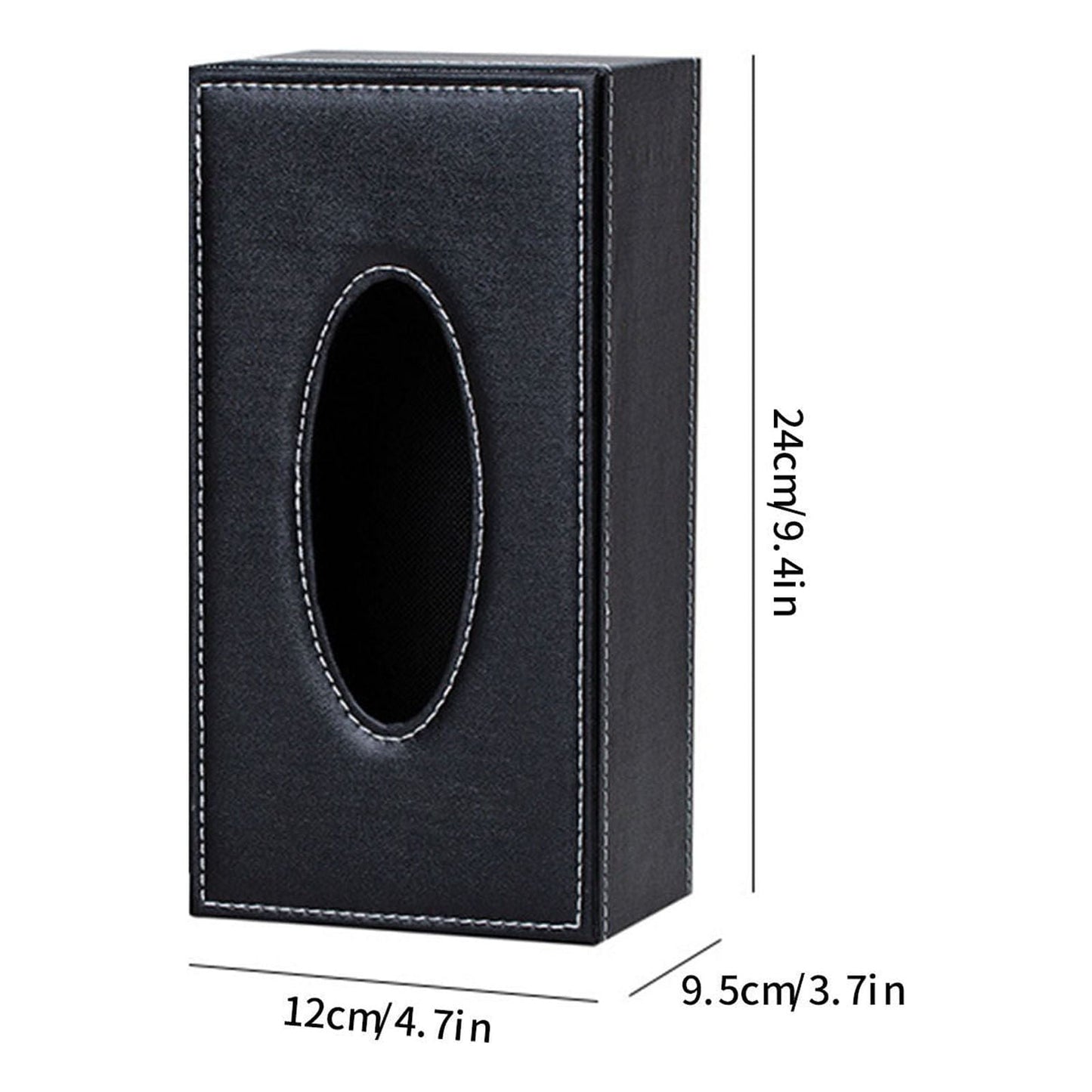Cagnkofi Tissue Box Cover Rectangular, PU Leather Tissue Box Holder for Kleenex, Napkin, Tissue Box Cover V1189-WXFWAL-20260319-00133