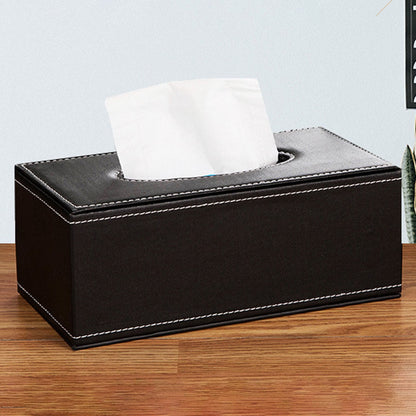 Cagnkofi Tissue Box Cover Rectangular, PU Leather Tissue Box Holder for Kleenex, Napkin, Tissue Box Cover V1189-WXFWAL-20260319-00133