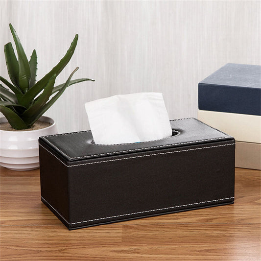 Cagnkofi Tissue Box Cover Rectangular, PU Leather Tissue Box Holder for Kleenex, Napkin, Tissue Box Cover V1189-WXFWAL-20260319-00134