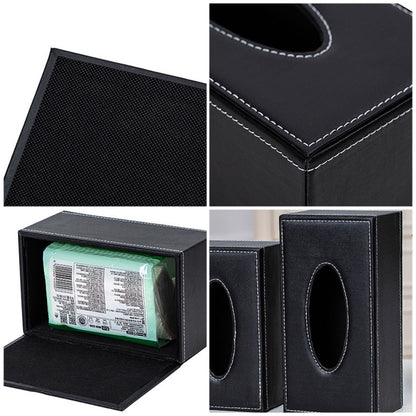 Cagnkofi Tissue Box Cover Rectangular, PU Leather Tissue Box Holder for Kleenex, Napkin, Tissue Box Cover V1189-WXFWAL-20260319-00134