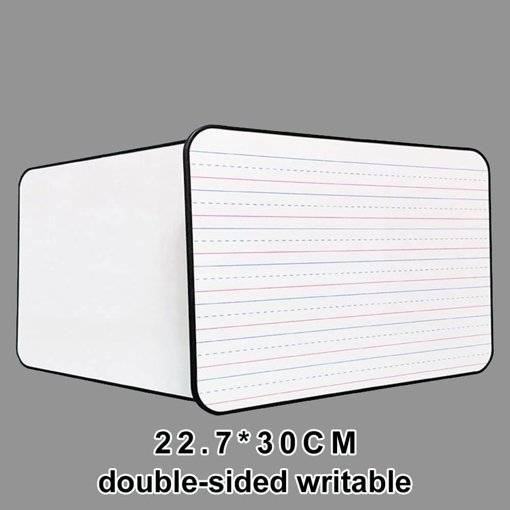 2Pcs Double-Sided Dry Erase White Board,Magnetic Small Whiteboard with Lines and Blank Surface,Portable V1189-WXFWAL-20260319-00155