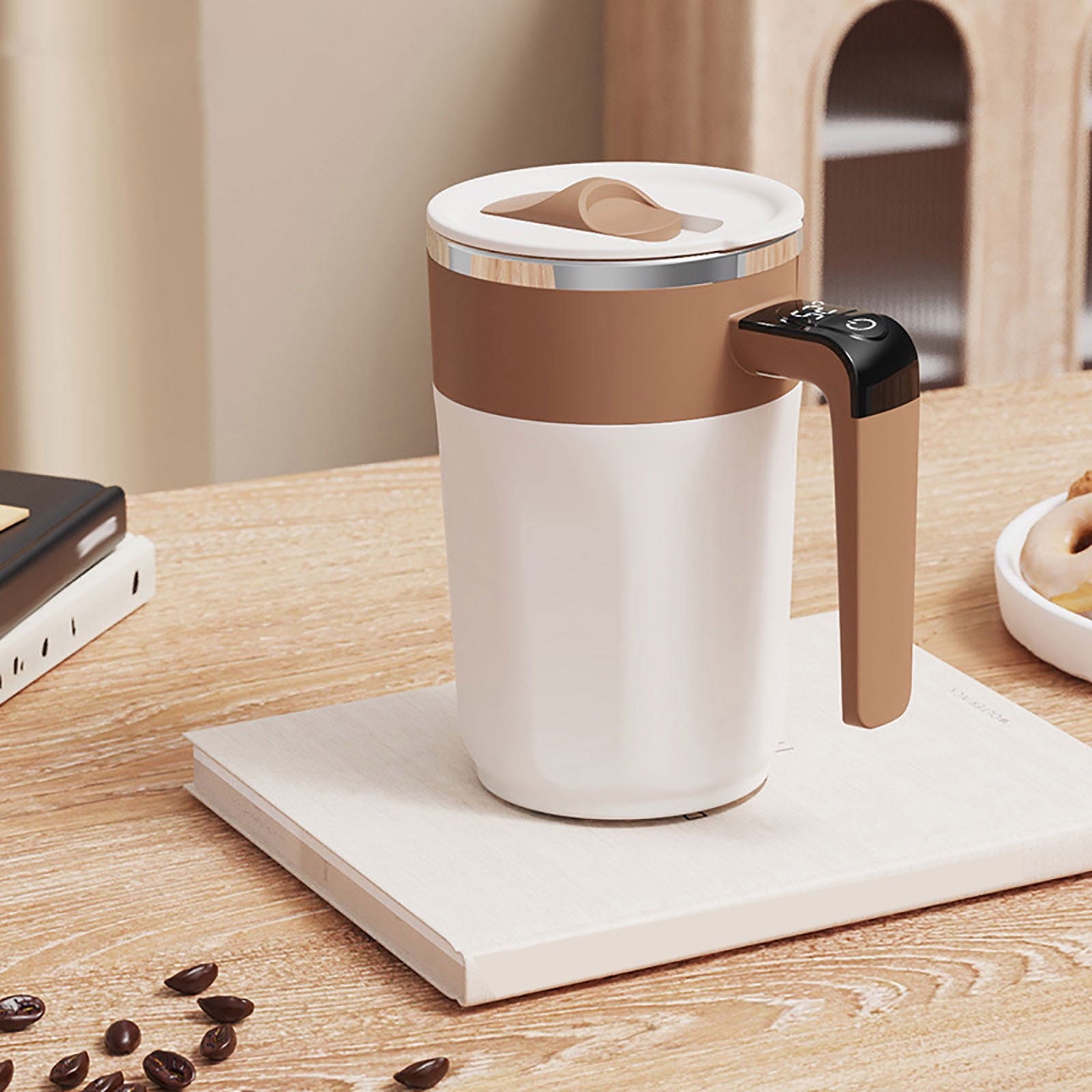 400 ML self stirring coffee mug self heating coffee Cup Fully Automatic Rechargeable Magnetic Mixing Cup with V1189-WXFWAL-20260319-00162