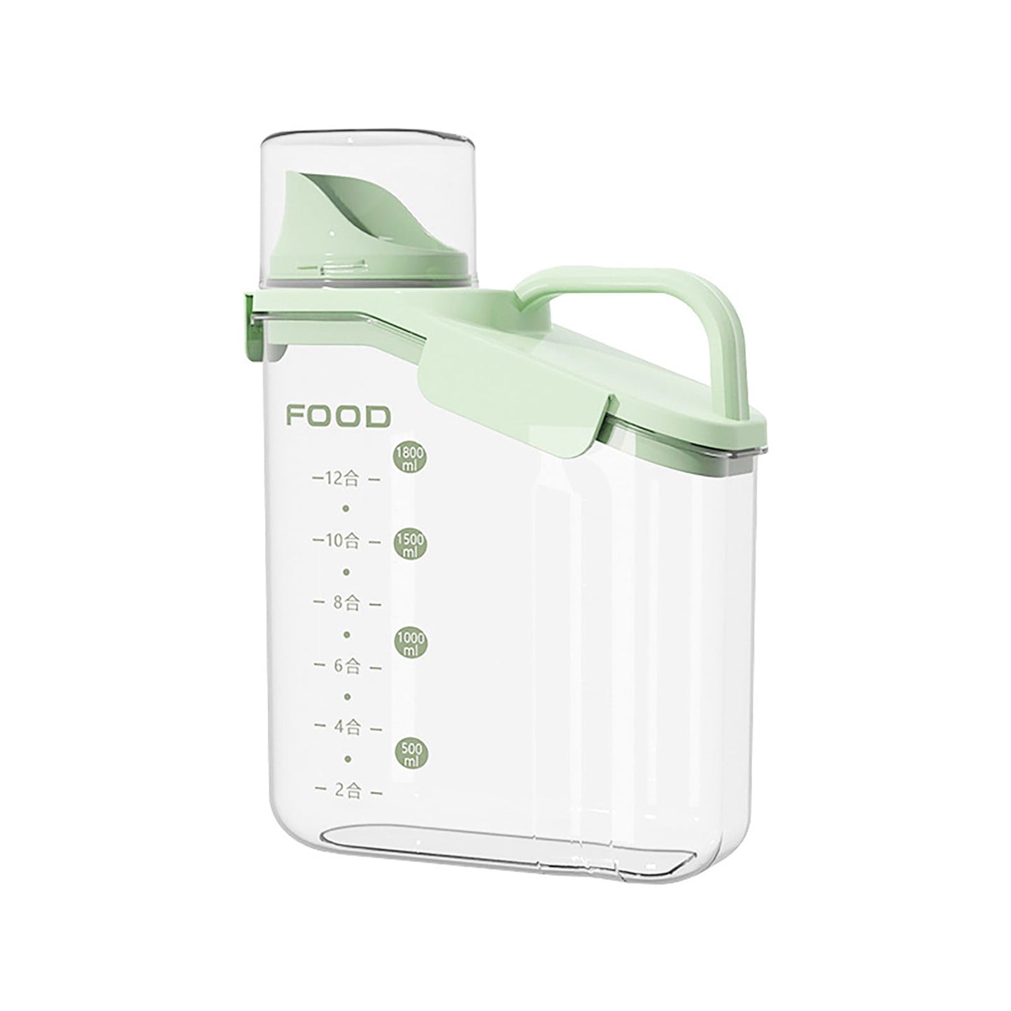 Cheers.US 2000ml/2800ml Airtight Cereal Container Rice Dry Grain Dispenser Thicken Rice Cylinder Clear Food V1189-WXFWAL-20260319-00166