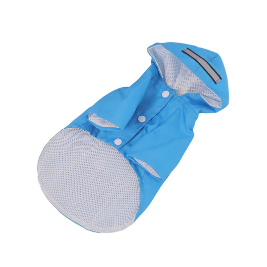 Travelwant Waterproof Reflective Dog Raincoat- Adjustable Pet Jacket, Lightweight Dog Hooded Slicker Poncho V1189-WXFWAL-20260319-00170