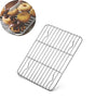1Pack Kitchen Baking Rack,QZS Small Cooking Rack,Nonstick Wire Grill Net,Stainless Steel Roasting Grid V1189-WXFWAL-20260319-00180