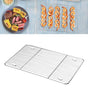 1Pack Kitchen Baking Rack,QZS Small Cooking Rack,Nonstick Wire Grill Net,Stainless Steel Roasting Grid V1189-WXFWAL-20260319-00181