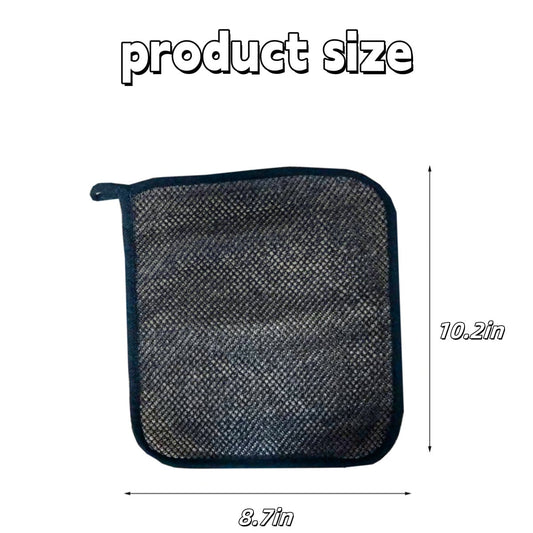 Exfoliating Washcloths,African Exfoliating Net,Reusable African Net Sponge,8.7x10.2In Beige Mutilfunction V1189-WXFWAL-20260319-00188