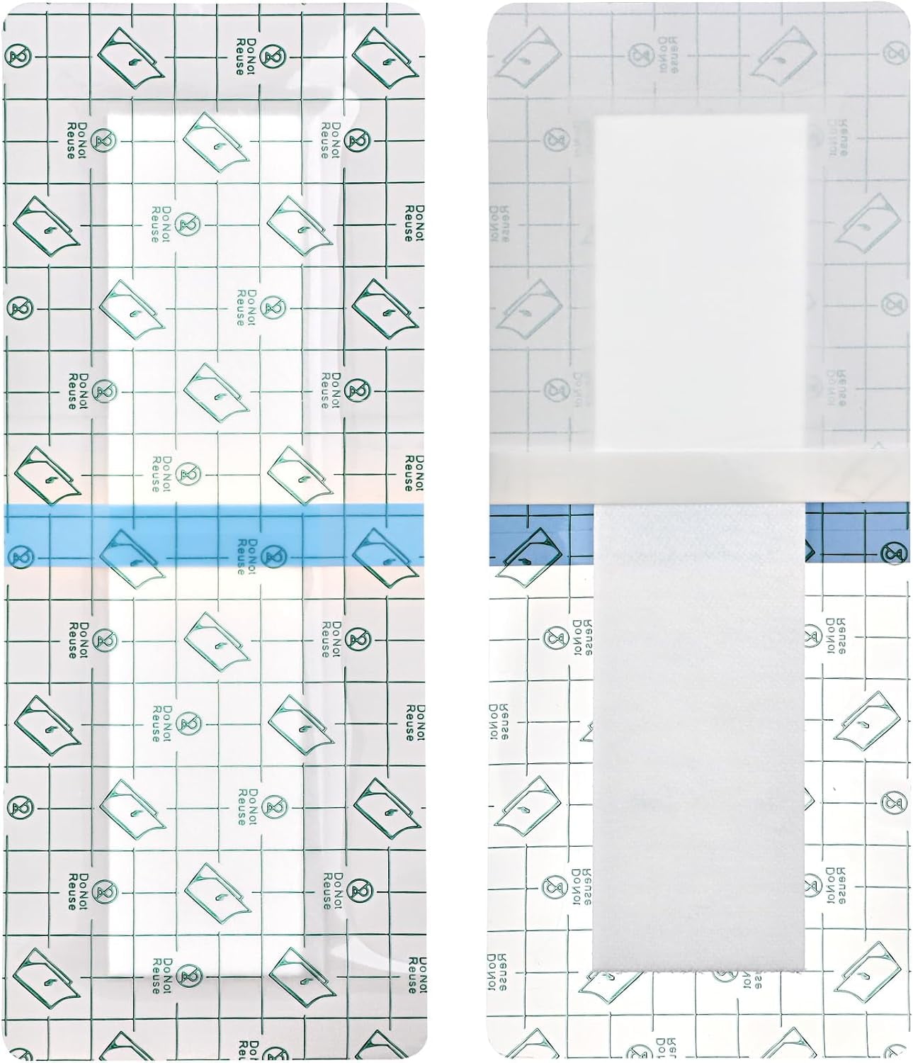 14 PCS Long Waterproof Bandage - 4x12" Knee, Hip Surgery Recovery, Shower Protector, Surgical Incision V1189-WXFWAL-20260319-00196
