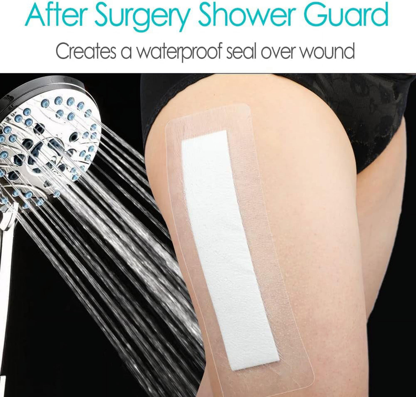 14 PCS Long Waterproof Bandage - 4x12" Knee, Hip Surgery Recovery, Shower Protector, Surgical Incision V1189-WXFWAL-20260319-00196