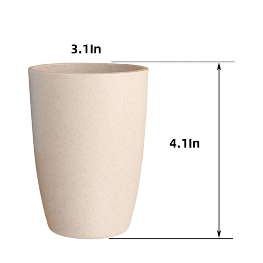 QZS Reusable Cups,10oz Multi-color Water Cups for Kids,4Pcs Dishwasher Safe Water Plastic Glasses,4.1x3.1In V1189-WXFWAL-20260319-00197