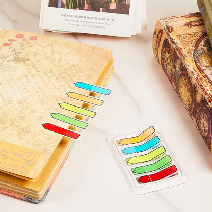 6 Packs/600Pcs Arrow Flags Arrow Tabs,5 Colors Sticky Flags Arrow Sticky Notes,Sign Stickers,Message Flags V1189-WXFWAL-20260319-00233