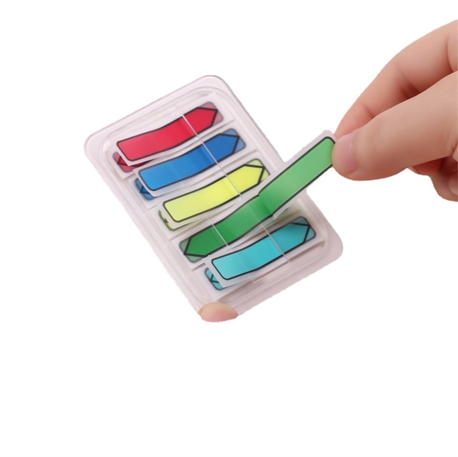 6 Packs/600Pcs Arrow Flags Arrow Tabs,5 Colors Sticky Flags Arrow Sticky Notes,Sign Stickers,Message Flags V1189-WXFWAL-20260319-00233