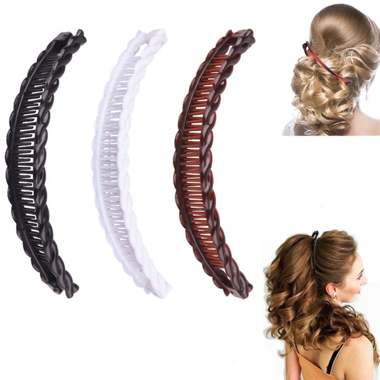 Banana Clips,Tutuviw Vintage Clincher Combs Tool,Nonslip Hair Banana Combs,Large Acrylic Banana Clips for V1189-WXFWAL-20260319-00251