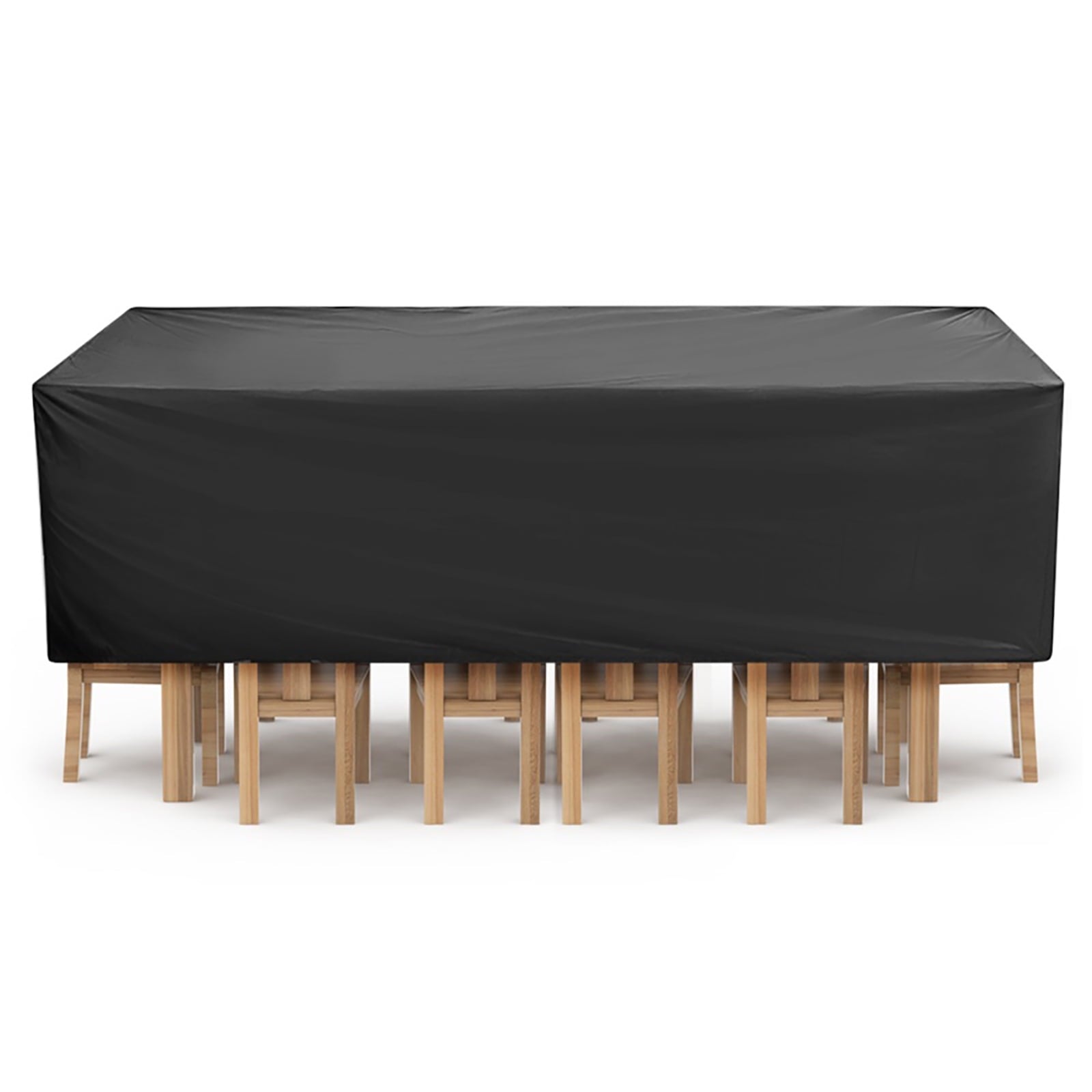 Rectangular Patio Table Cover Heavy Duty Waterproof Outdoor Furniture Set Cover 98" x 98" x 35" V1189-WXFWAL-20260319-00259