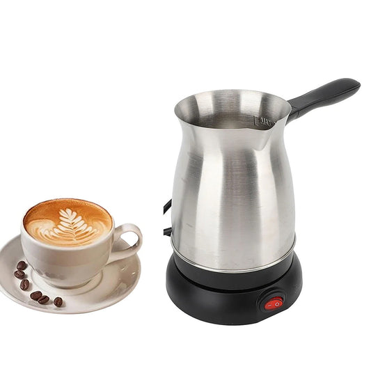 Coffee Maker, Turkish Electric Coffee Maker Machine, Stainless Steel Electric Coffee Pot for Delicious V1189-WXFWAL-20260319-00268