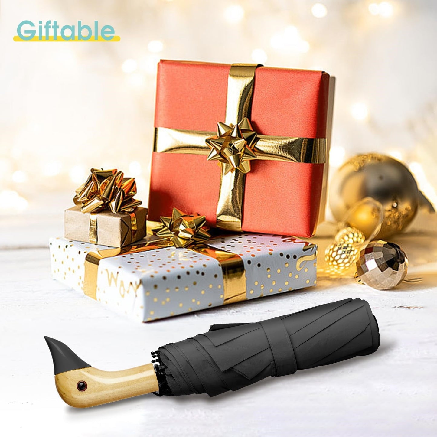 Duck Umbrella - Cute Duck Umbrella with Adorable Duck Handle, The Perfect Duck Umbrella for Duck Lovers One V1189-WXFWAL-20260319-00284