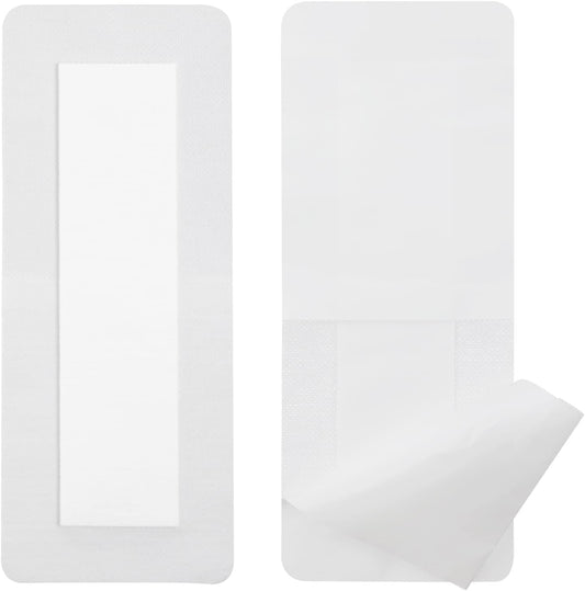 Adhesive Island Dressings - 4x10" Bordered Gauze Bandage for Knee, Hip, Arm, Leg, Abdominal Incisions V1189-WXFWAL-20260319-00290