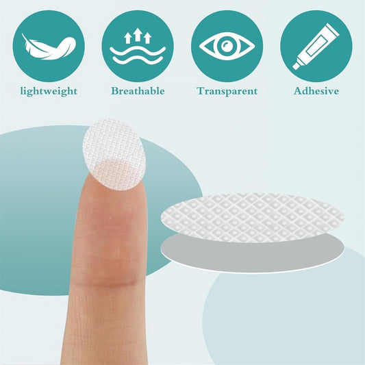 Earring Stickers for Split Earlobes,Tutuviw 50Pcs Earring Support Patches,Reinforcement Ear Stickers Earring V1189-WXFWAL-20260319-00294
