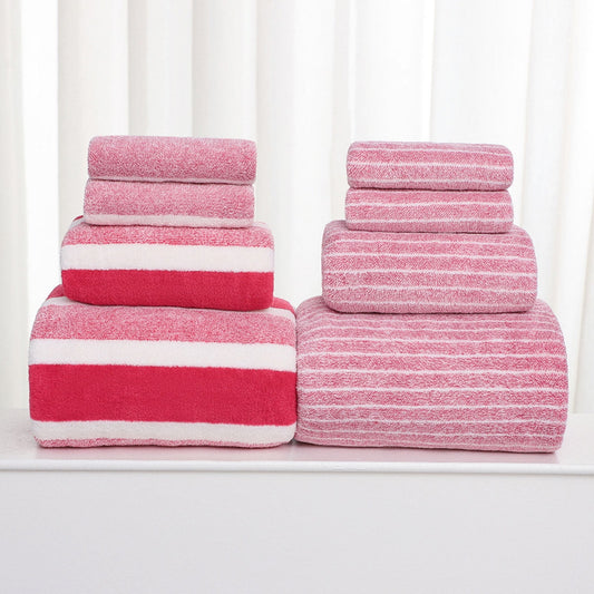 Clearance 8 Pack Plush Absorbent 100% Cotton Bath Towel Set, 2 Bath Towels 4 Hand Towels 2 Washcloths, Luxury V1189-WXFWAL-20260319-00314