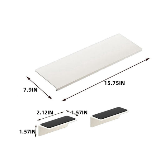 QZS Carbon Steel Countertop Board,15.75x7.9In Countertop Extension Board with Magnetic Base,1Pc No punching V1189-WXFWAL-20260319-00322