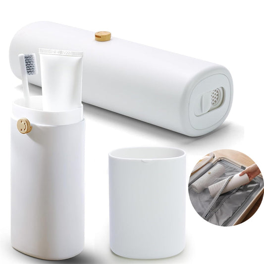 Tutuviw Large Ventilated Toothbrush Travel Holder,Portable Travel Toothbrush Case with Twist Lock,Toothbrush V1189-WXFWAL-20260319-00338