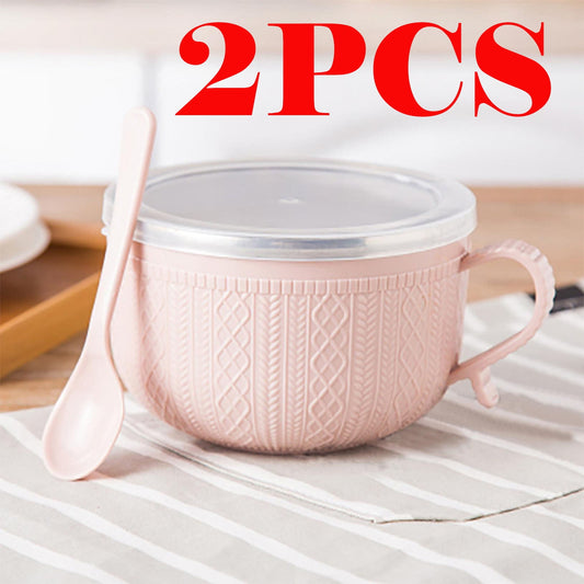 Soup Bowl with Handles,Soup Mug with Handles, Wide Large Cereal Bowl for Oatmeal, Gumbo, Salad, Ceramic Soup V1189-WXFWAL-20260319-00344