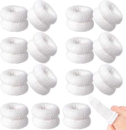 Cotton Finger Cot,Tutuviw 9.8x1 Inch Finger Bandages Protectors,Elastic Thumb Gloves Protectors,Dressing V1189-WXFWAL-20260319-00369