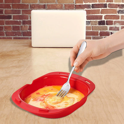 Travelwant Silicone Omelette Maker Microwave Oven Non Stick Omelette Maker Egg Roll Baking Plate Pan Omelette V1189-WXFWAL-20260319-00377