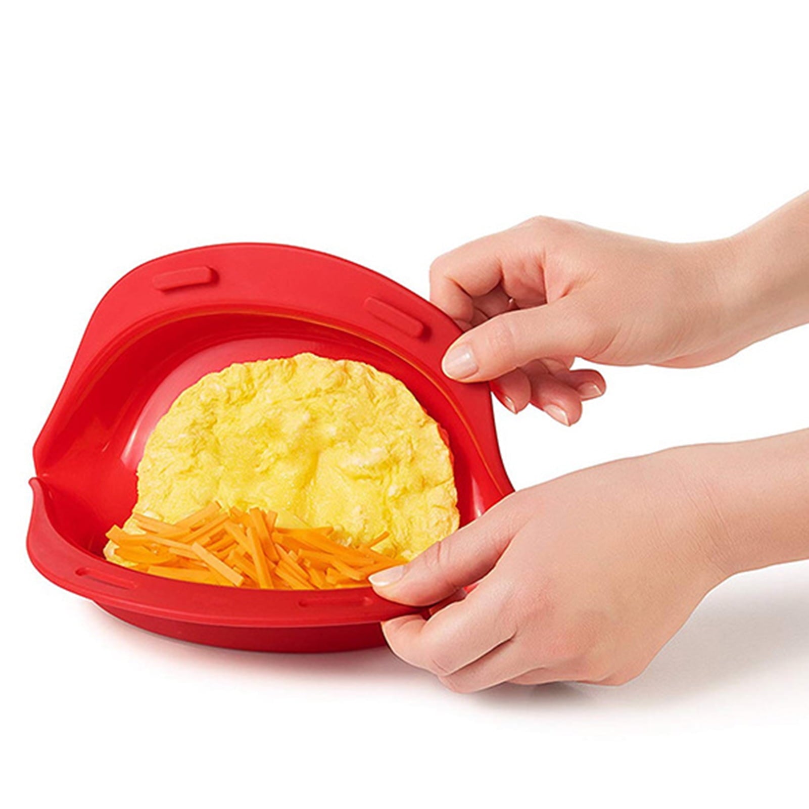 Travelwant Silicone Omelette Maker Microwave Oven Non Stick Omelette Maker Egg Roll Baking Plate Pan Omelette V1189-WXFWAL-20260319-00377