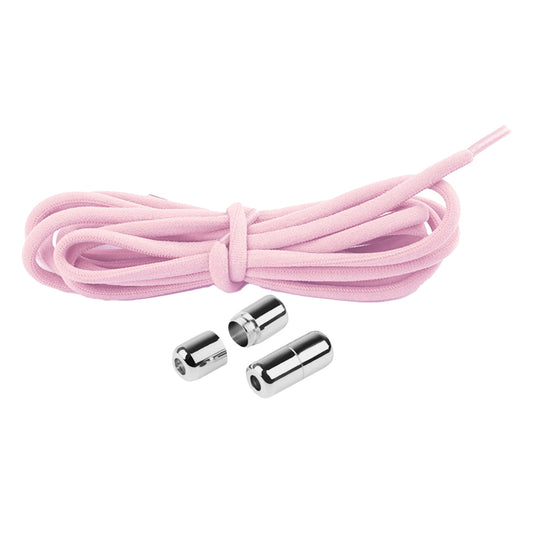 harmtty 1 Pair Sneaker Shoelaces Wear-resistant Elastic with Metal Buckles Lock Shoe Laces for Slip On V1189-WXFWAL-20260319-00383