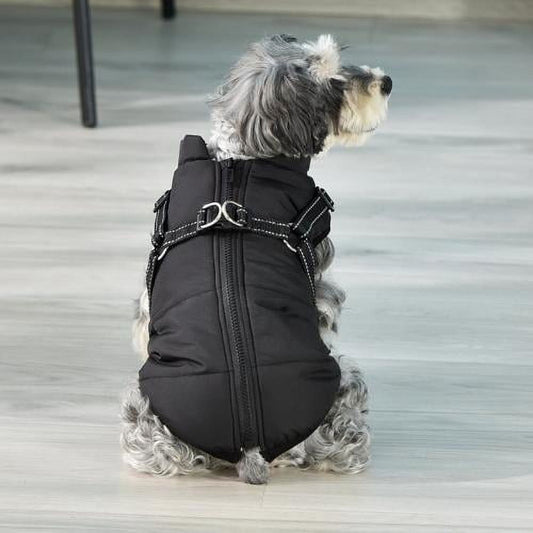 Warm Dog Jacket, Snowproof Windproof Waterproof Dog Winter Coat for Cold Weather - Soft Fleece Lining and V1189-WXFWAL-20260319-00394