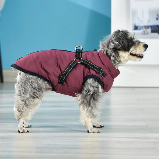 Warm Dog Jacket, Snowproof Windproof Waterproof Dog Winter Coat for Cold Weather - Soft Fleece Lining and V1189-WXFWAL-20260319-00399