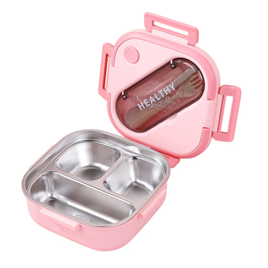 Aespoir Lunch Box, Toddler Lunch Box, Leak-Proof, Four-Sided Clasp for School,Camping,Travel, 7.5x7.5x3 V1189-WXFWAL-20260319-00409