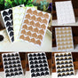 opvise 120Pcs Self-Adhesive Photo Frame Corner Sticker Craft Scrapbook Album Decor Silver Gold V1189-WXFWAL-20260319-00427
