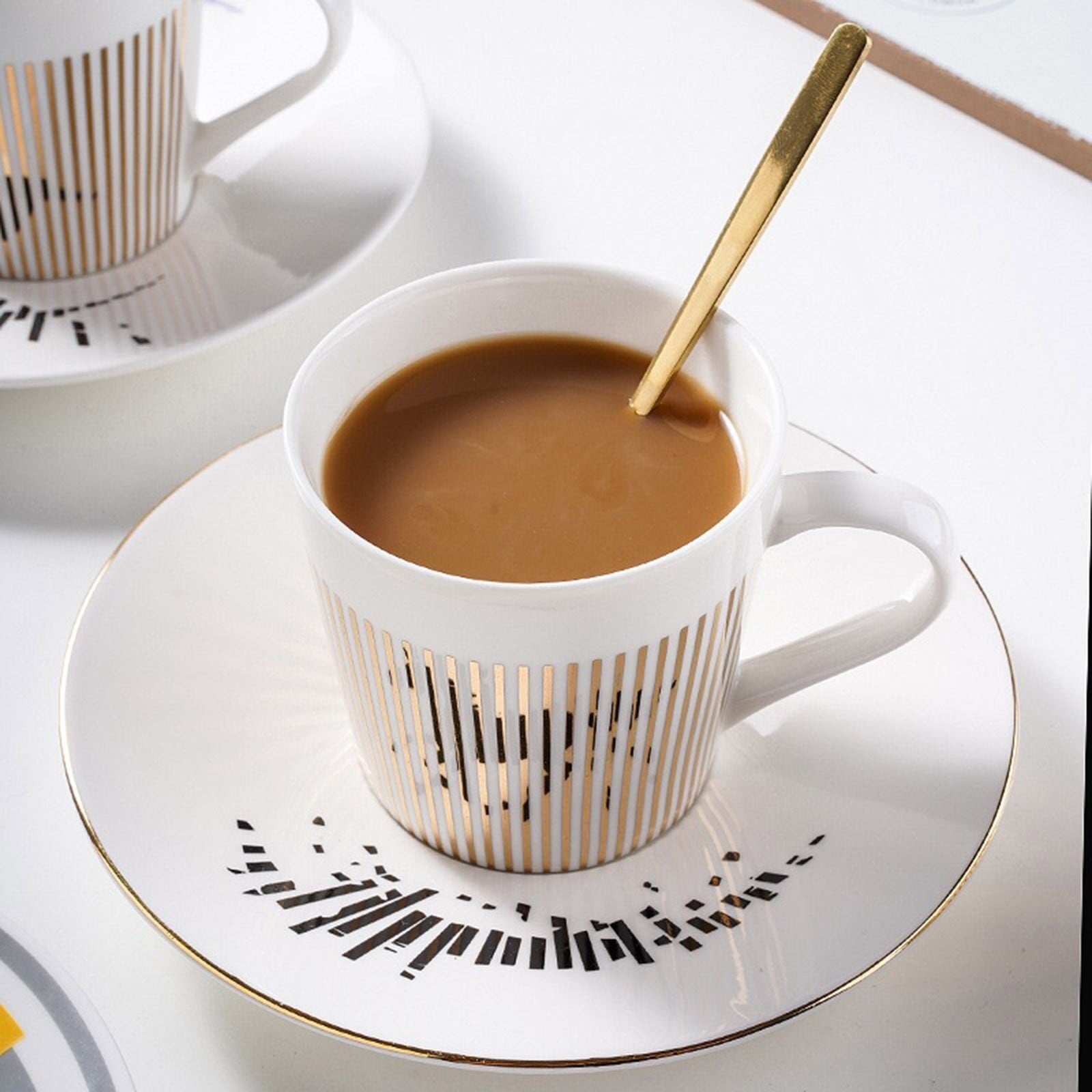 Optical Illusion Ceramic Coffee Mug,Rotating Cup Creates Moving Reflection Design, Unique Novelty Tea & V1189-WXFWAL-20260319-00447