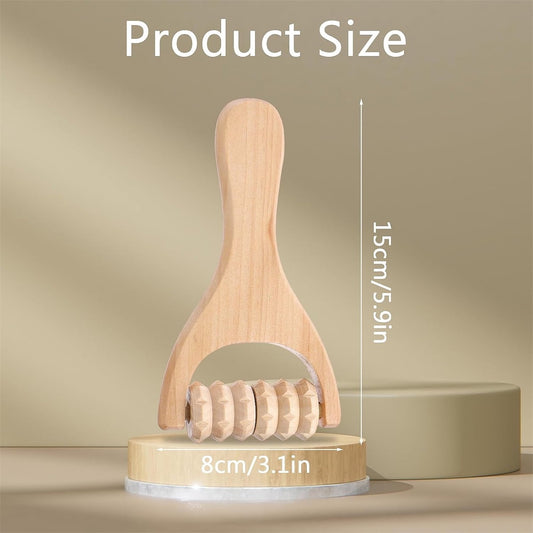 Wooden Massage Roller,Tutuviw 4 Pcs Portable Hand Roller Massagers,Wood Therapy Massages Roller Stick,Muscle V1189-WXFWAL-20260319-00469