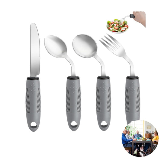 Special Supplies Adaptive Utensils,QZS Parkinsons Utensils for Tremors and Parkinsons Patients,Easy Grip V1189-WXFWAL-20260319-00470