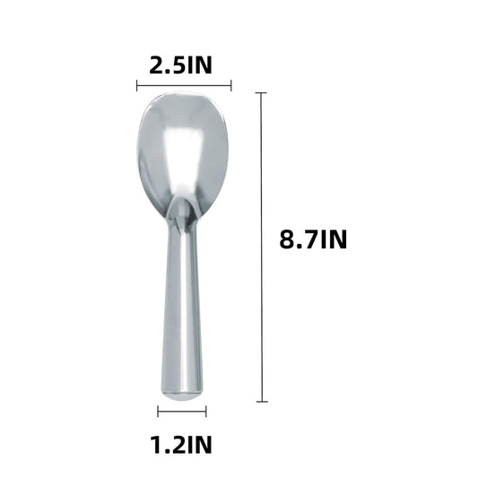 QZS Kitchen Anti-Freeze Ice Cream Spade,Aluminum Alloy Ice Cream Paddle with Comfortable Handle,Dessert Spade V1189-WXFWAL-20260319-00485