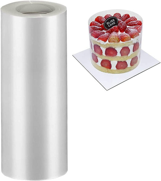 8 Inch Cake Collars, Clear Transparent Cake Acetate Sheet Roll, Cake Plastic Wrap, Cake Acetate Collar for V1189-WXFWAL-20260319-00488