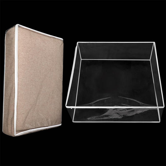 Tutuviw Plastic Sofa Seat Cushion Covers,1Pc 28x28x9in Waterproof Couch Covers,Furniture Sofa Seat V1189-WXFWAL-20260319-00497