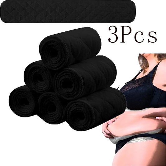 Tutuviw 6 Pcs Bra Liners for Sweat,18x3 Inch 3 Layer Rectangle Cotton Under Breasts Pads for Women Absorb V1189-WXFWAL-20260319-00513