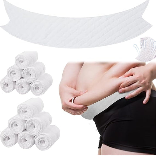 Tutuviw 6 Pcs Bra Liners for Sweat,18x3 Inch 3 Layer Rectangle Cotton Under Breasts Pads for Women Absorb V1189-WXFWAL-20260319-00518