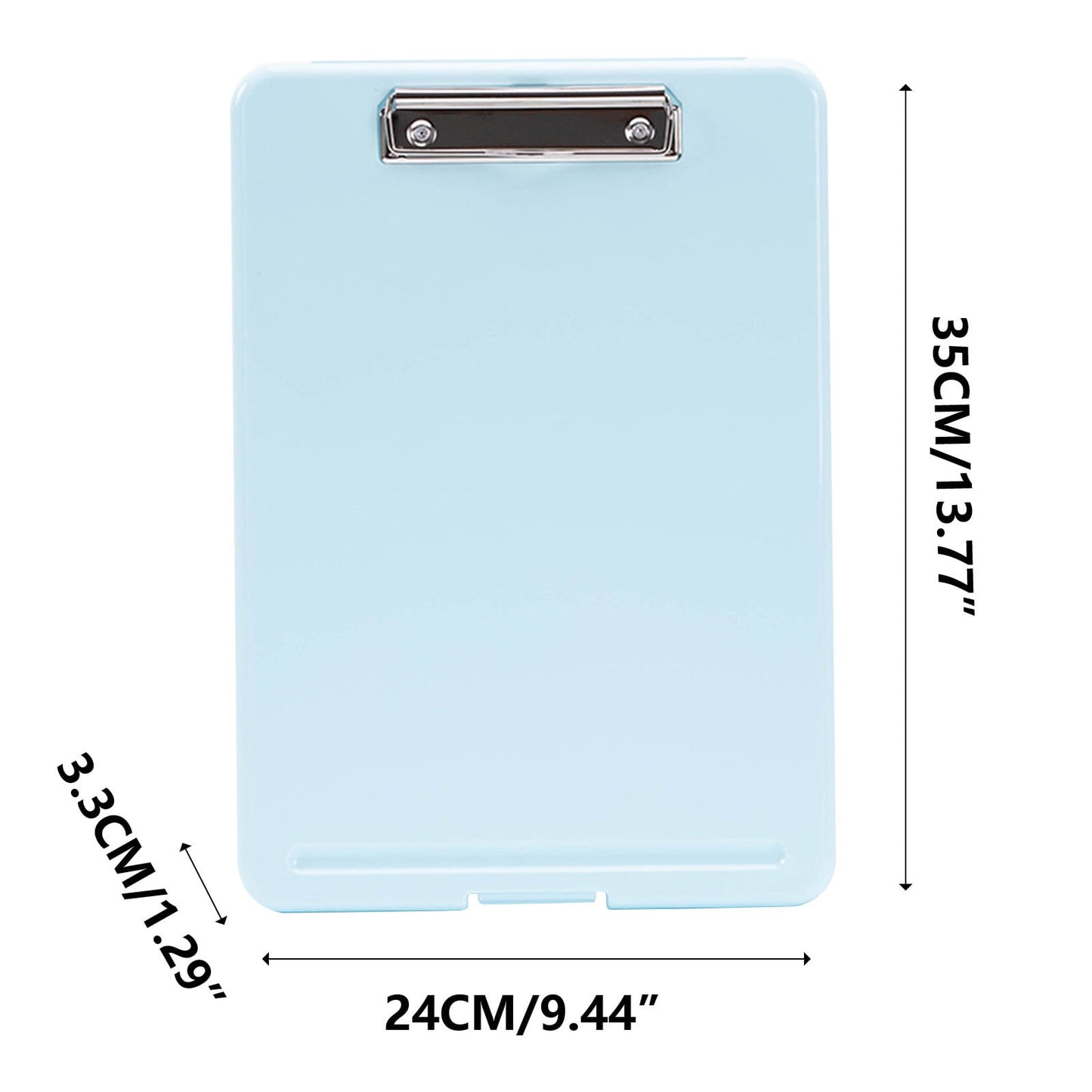Clipboard with Storage File Box, Foldable A4 Large Capacity Clip Boards Folder, Plastic Clipboard with Pen V1189-WXFWAL-20260319-00533