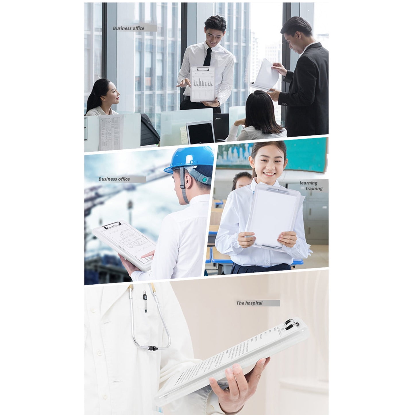 Clipboard with Storage File Box, Foldable A4 Large Capacity Clip Boards Folder, Plastic Clipboard with Pen V1189-WXFWAL-20260319-00533