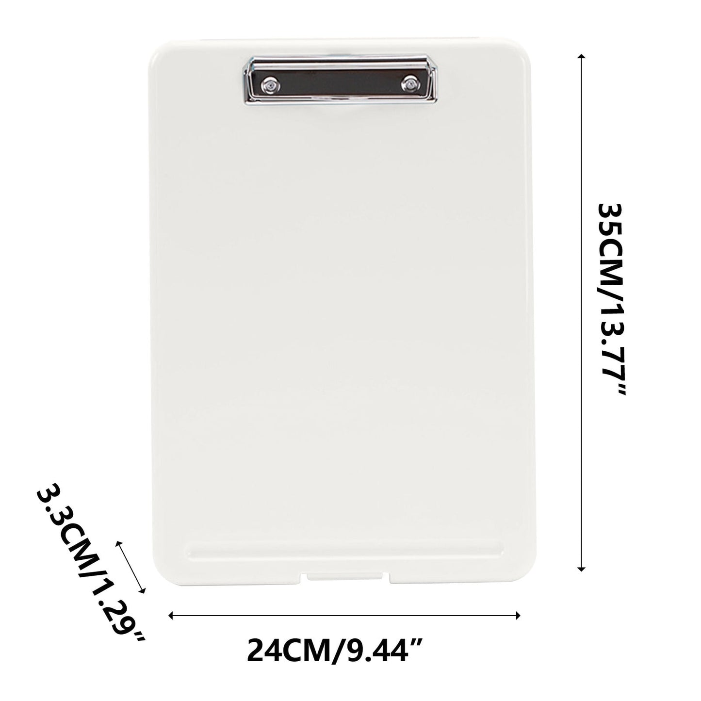 Clipboard with Storage File Box, Foldable A4 Large Capacity Clip Boards Folder, Plastic Clipboard with Pen V1189-WXFWAL-20260319-00534