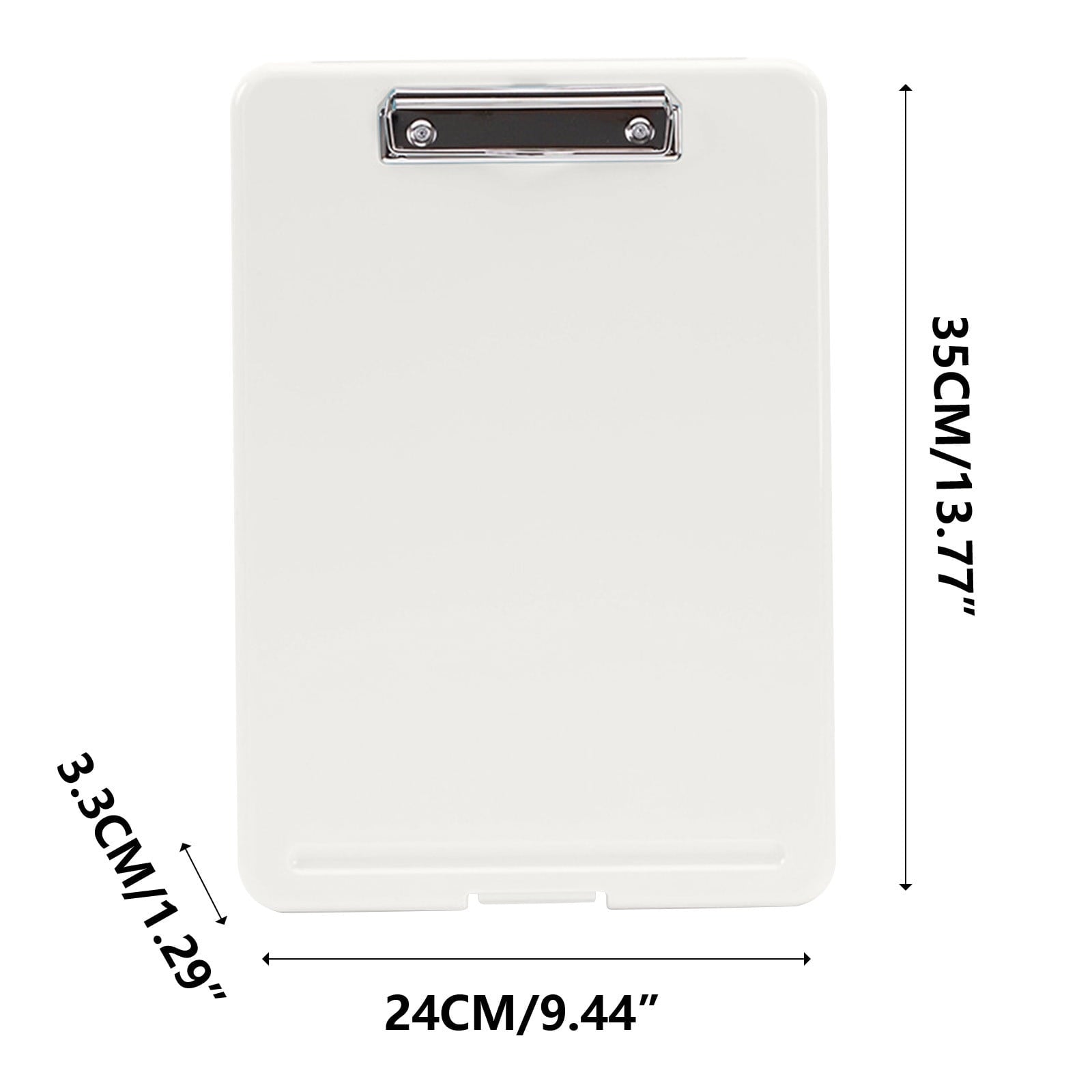 Clipboard with Storage File Box, Foldable A4 Large Capacity Clip Boards Folder, Plastic Clipboard with Pen V1189-WXFWAL-20260319-00534
