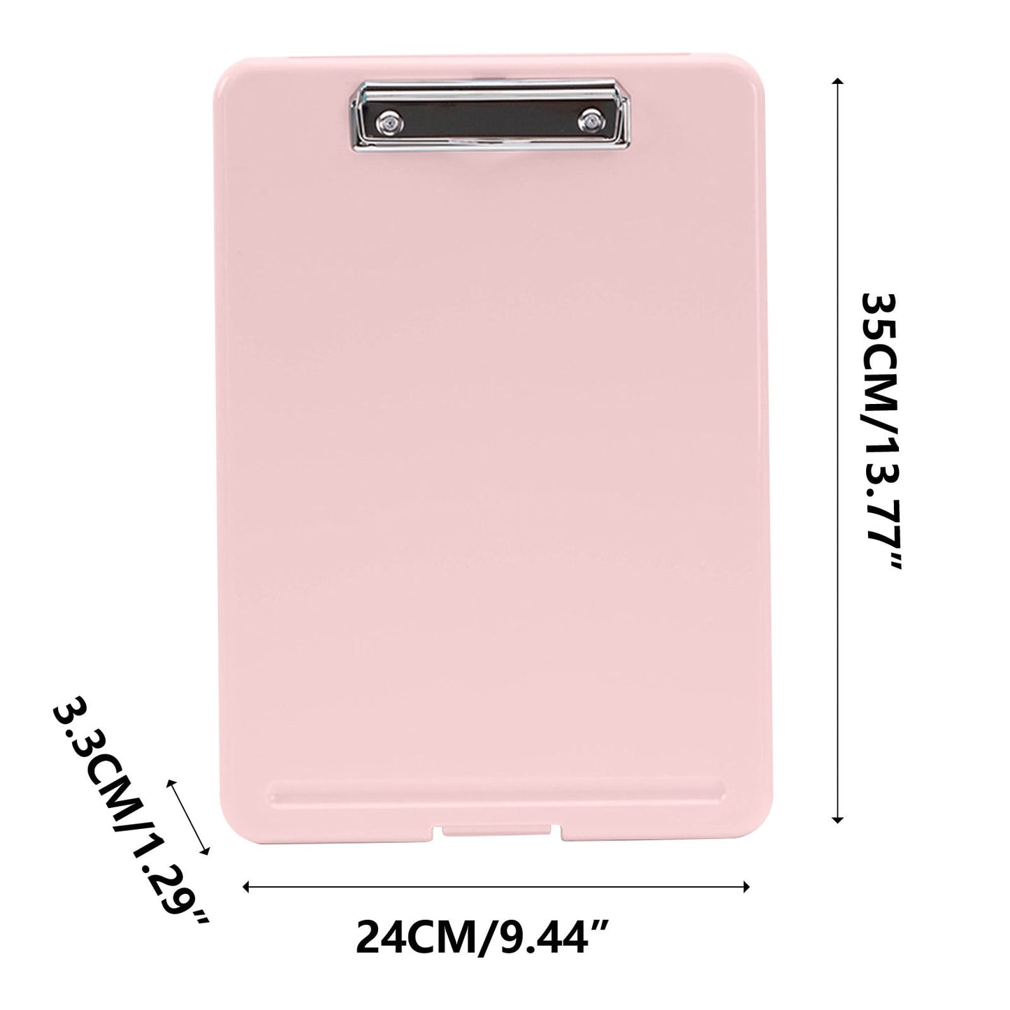 Clipboard with Storage File Box, Foldable A4 Large Capacity Clip Boards Folder, Plastic Clipboard with Pen V1189-WXFWAL-20260319-00536
