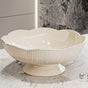 Ceramic Fruit Bowl for Kitchen Counter, Lights Pitches Fruit Plates, Decorative Bowl, Pedestal Bowl, Footed V1189-WXFWAL-20260319-00553