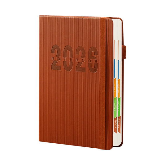 2026 Weekly Planner Notebook, Daily Planner Hardcover Calendar with Tabs and Pen Strap, 200 Pages Journaling V1189-WXFWAL-20260319-00569