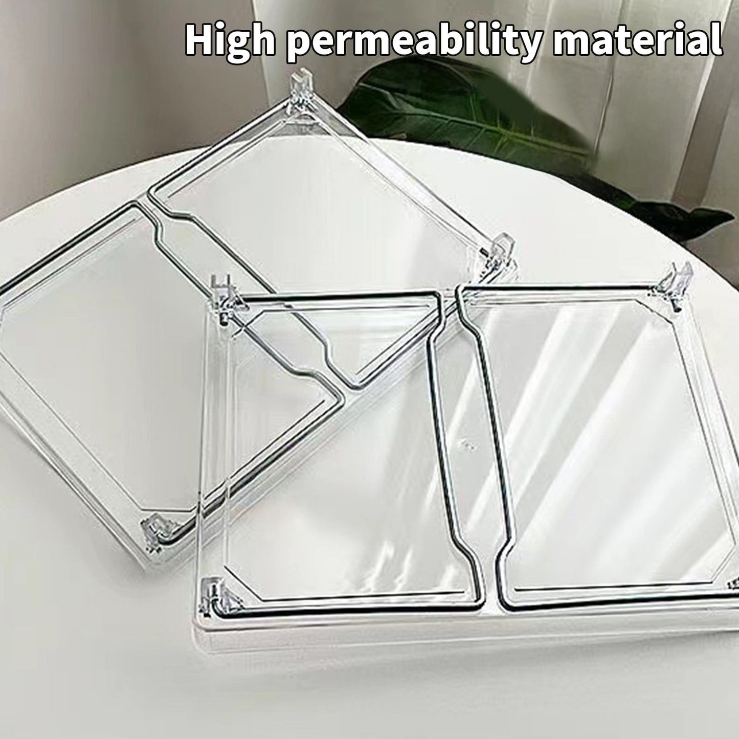 Cabinet Organizer Shelf, Stackable Kitchen Counter Shelves, Spice Rack, Countertop Organizers, Clear Plastic V1189-WXFWAL-20260319-00577